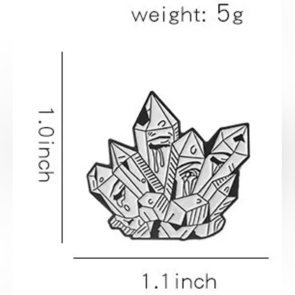 💧 Crying Crystals Pin - Picture 2 of 2